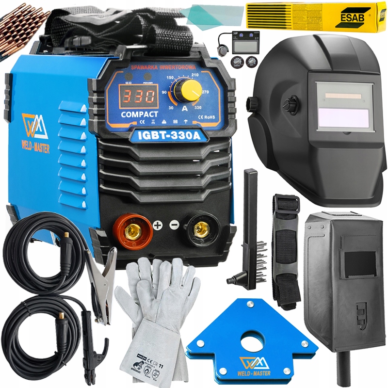 WELD MASTER 330A TIG INVERTER KEEVITUSMASIN + KOMPLEKT