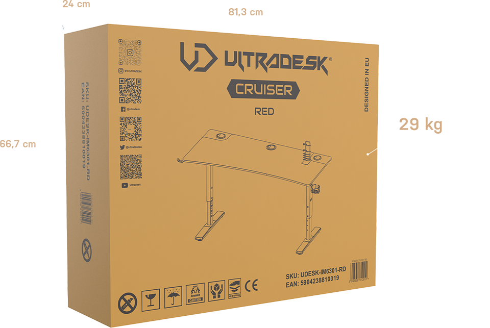 Ultradesk CRUISER Kompiuterinis Stalas