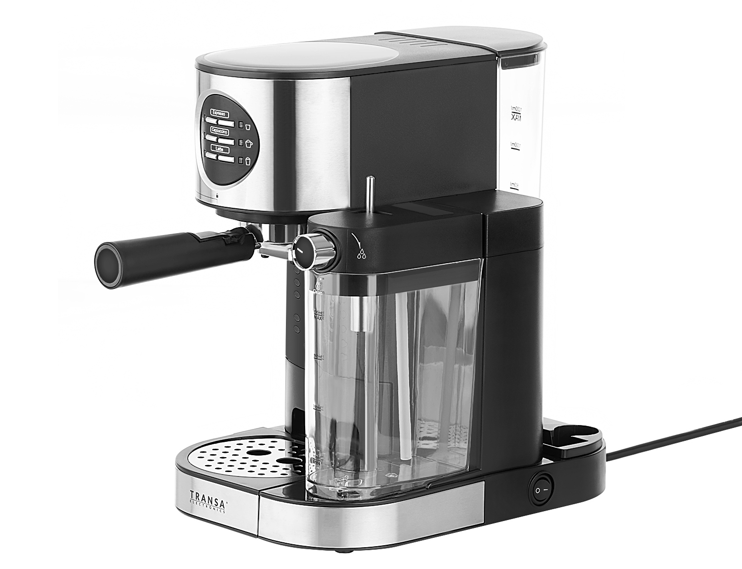 PRESSURE espressomasin 1470W 15bar Blender Kohvitüübid, jahvatatud