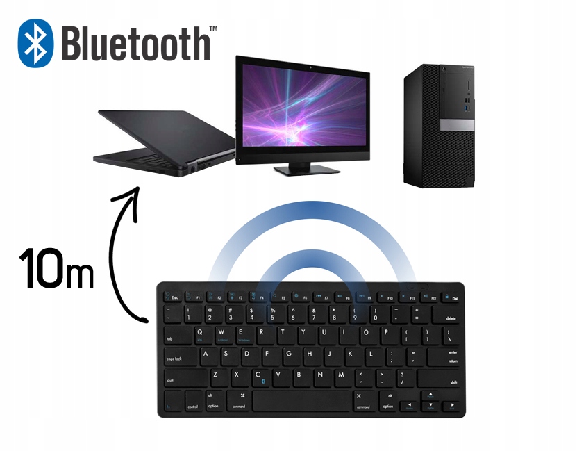 juhtmevaba BLUETOOTH SMART TV PC KLAVIATUUR Kaubamärk Gotel