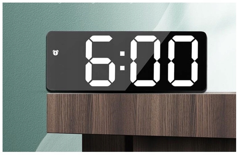 CLOCK ELECTRONIC ALARM DIGITAALNE KUUPÄEV LED USB Lauaarvuti tüüp