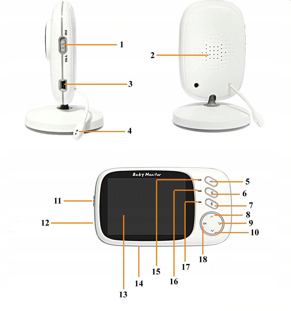 Elektrooniline lapsehoidja VB603 PL originaal VITAL Tootjakood VB603