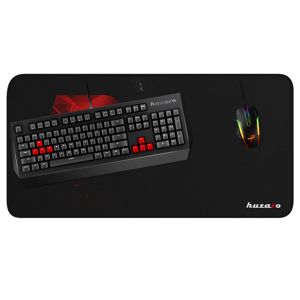 Huzaro Mousepad 2.0 XL z klawiaturą i myszką