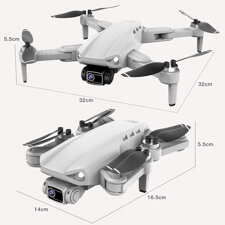 DRONE L900 4K KAAMERA GPS WIFI 75 MIN ALA 1200m Aku mahutavus 2200 mAh