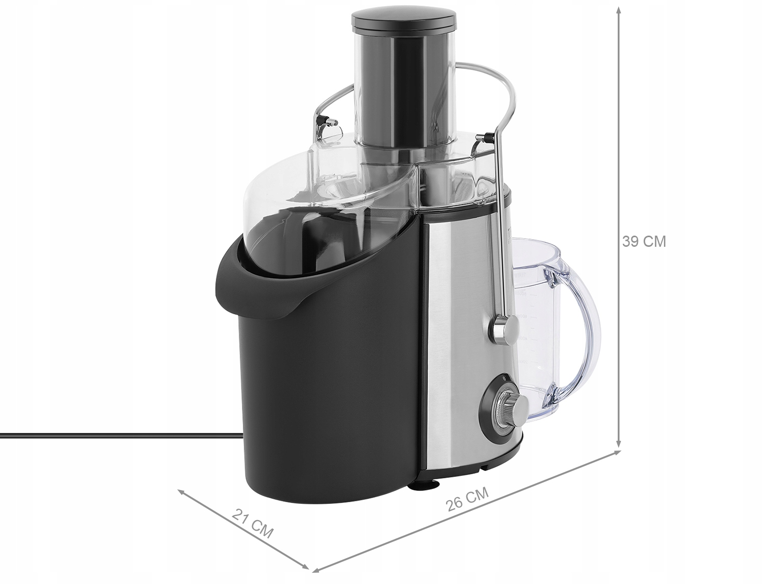 1200 W TRANSA HIGH SPEED MAHLApress Funktsioonid mahla tsentrifuugimiseks automaatse viljaliha eraldamise turborežiimis