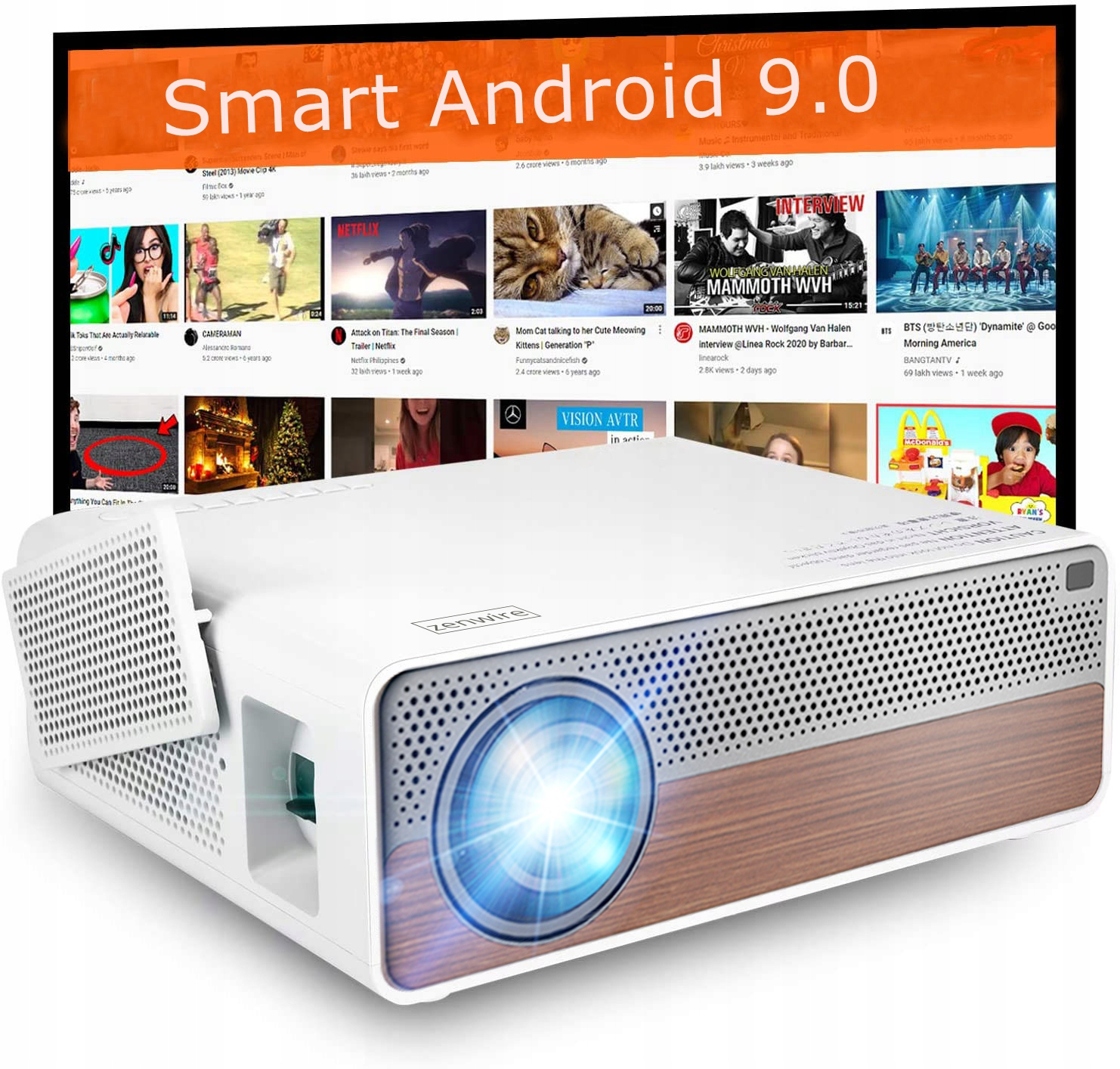 Projektor Full HD 4K projektor 9200lm WiFi Android 9 EAN (GTIN) 5904507528379