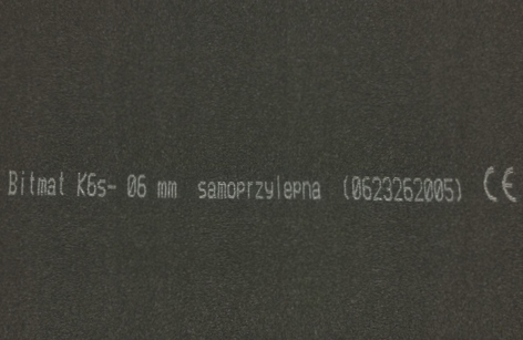 K6s heliisolatsioonimatt KUMMI vahtplastist isekleepuv osa nr 5903772536058