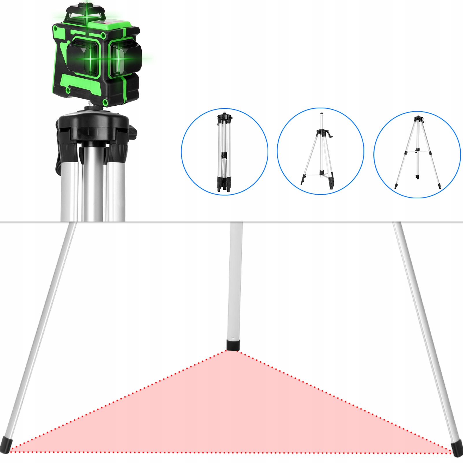 LASER LEVEL 12 LINE VERTICAL LINE 360 3D Mudel nr