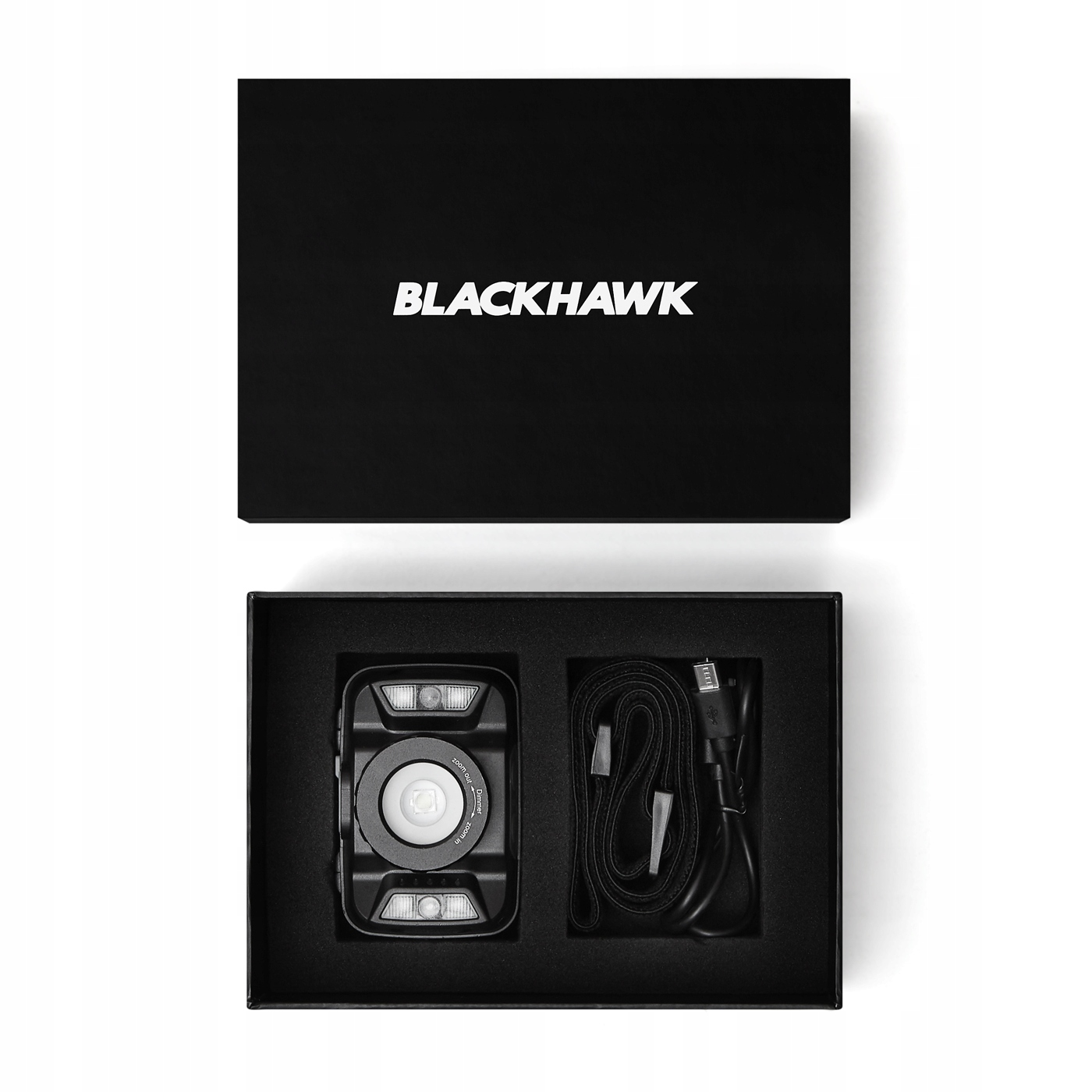 PRIEKŠĒJAIS LUKTURIS BLACKHAWK PRO # 360lm USB EAN (GTIN) 5904107773056