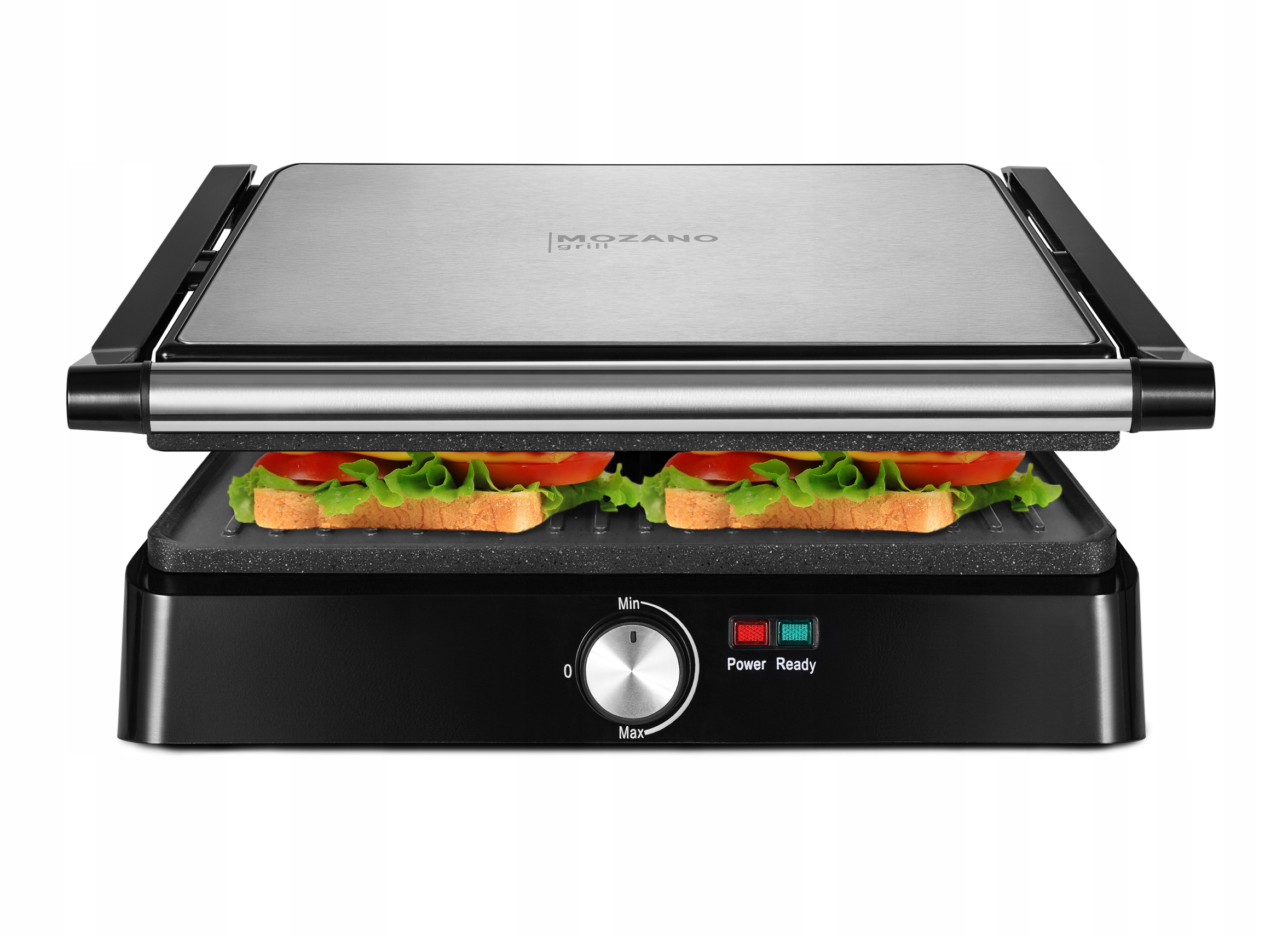 Kokkupandav elektrigrill 2200W röster MOZANO Toote kaal koos üksikpakendiga 3,2 kg