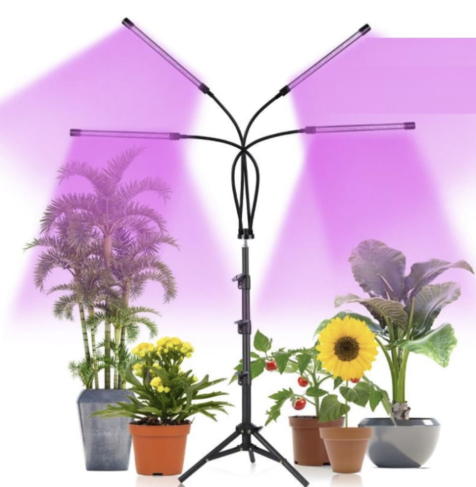 4 x taimede kasvu lamp 80 LED taimer + kaugjuhtimispult Seisulambi valgustuse tüüp