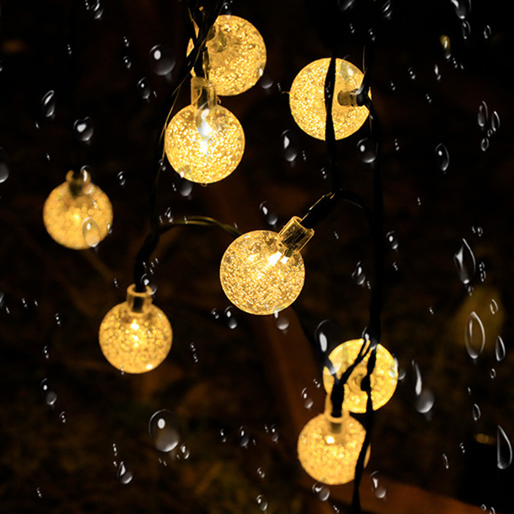 GIRLANDA SOLAR AIALAMPS LED BALLS 5M Lisainfo hämarusandur päikeselamp