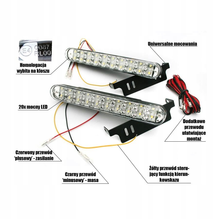 PÄEVASED SUUNATULEKUTEGA SMD LED LAMPID Osa number 2in1 PY21W 66 SMD 5730