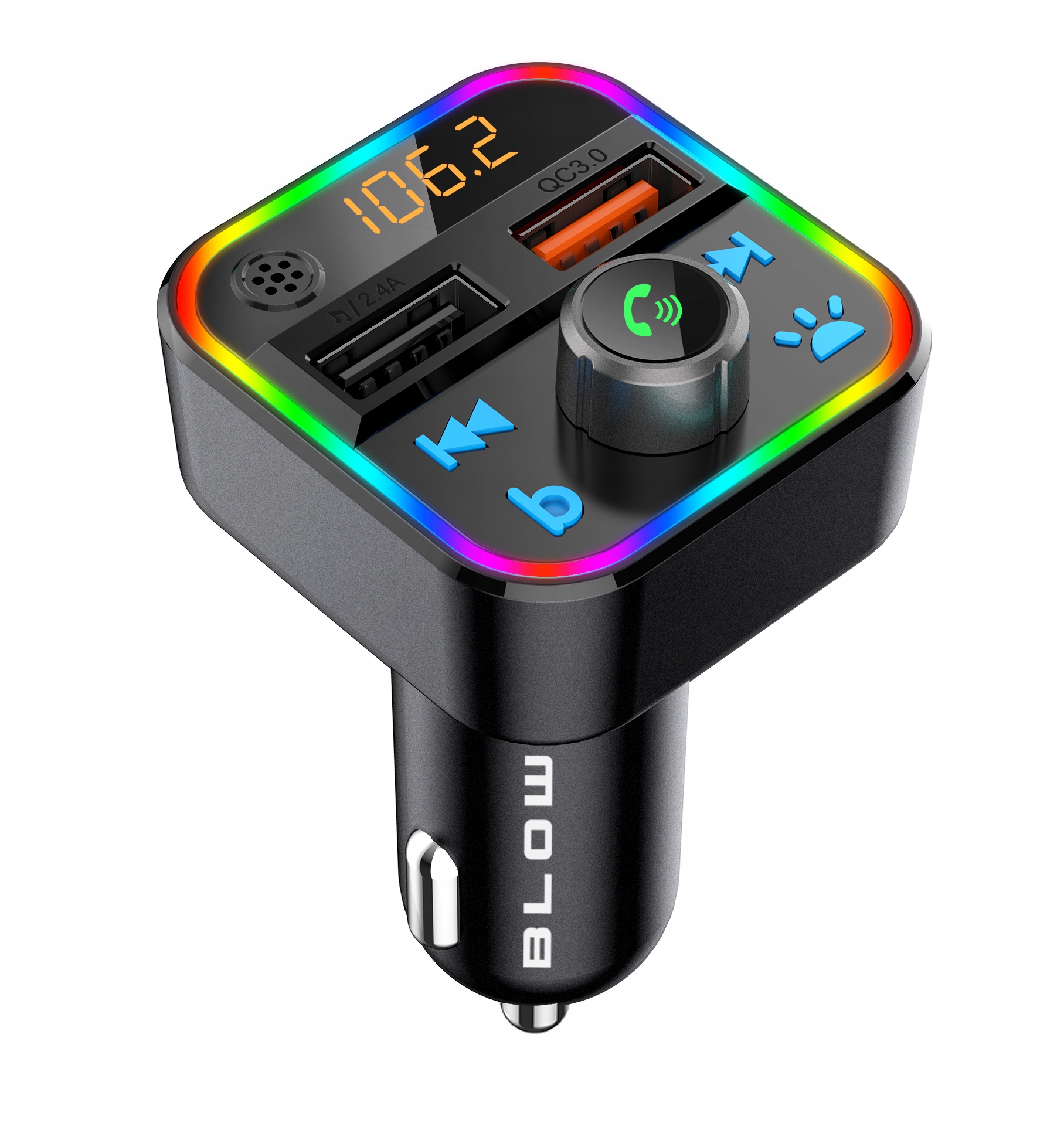 FM BLOW saatja USB laadija QC RGB bluetooth EAN (GTIN) 5900804117834