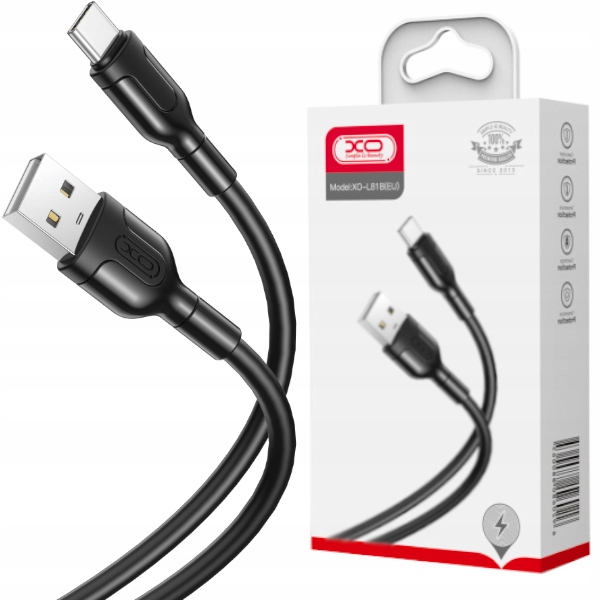 XO CABLE USB-C KIIRLAADIMINE 2.1A TÜÜP C 100CM