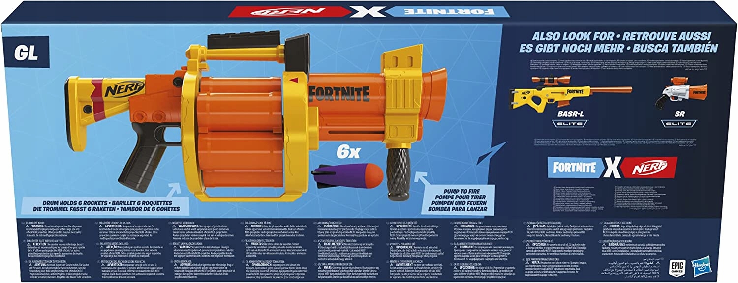 NERF FORTNITE GL BIG SUUR SUUR KATTER + 6 EAN ROCKETIT (GTIN) 5010993732456