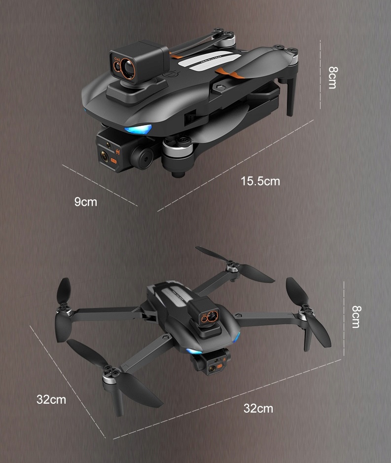 TAKISTUSI VÄLTIV DROON 4K WIFI ZAWIS KAAMERA 3000m Toote kaal koos ühikupakendiga 0,5 kg