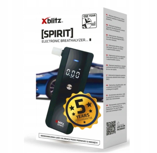 XBLITZ SPIRIT ELECTRONIC BREATHASSATER MOUTHUTTER 5X Brand Inna