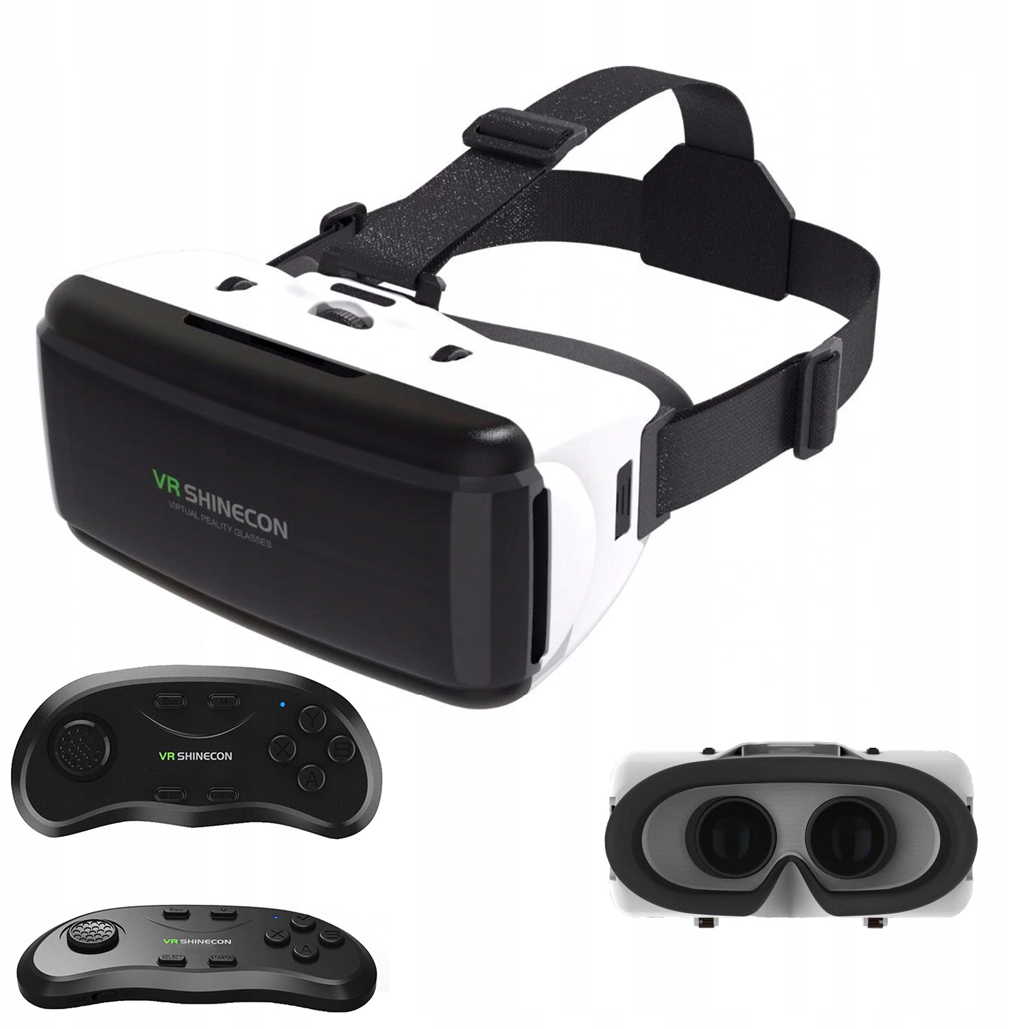 Prillid 3D VR prillid 360 Shinecon G06 2019+ mängupult
