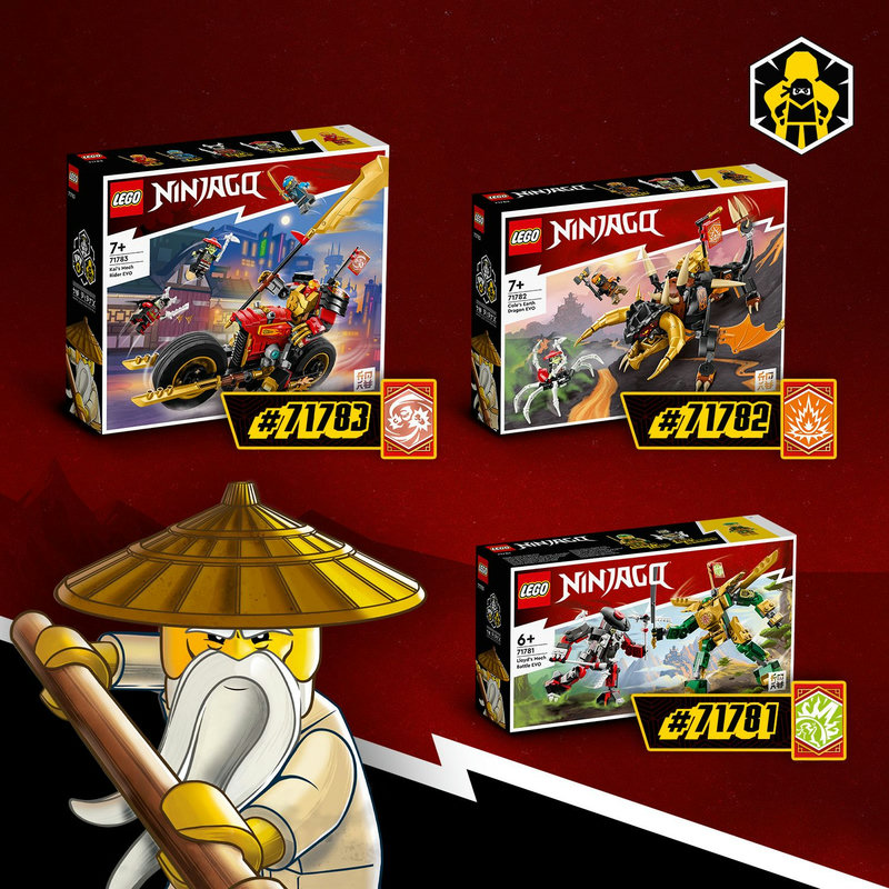 Kollektsioneeritavad lipud teistes NINJAGO® komplektides