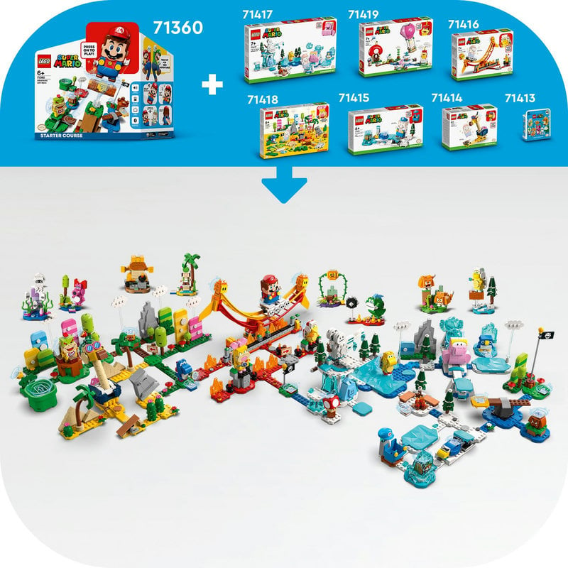 Ühildub LEGO® Super Mario™ komplektidega