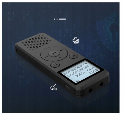 Spy Digital diktofon 1536 Kbps 8GB tuvastus USB ühendused Mikrofoni sisend kõrvaklappide väljund
