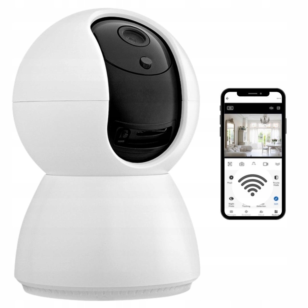 PÖÖRDKAAMERA WIFI SMART INDOOR FULL HD 3Mpx