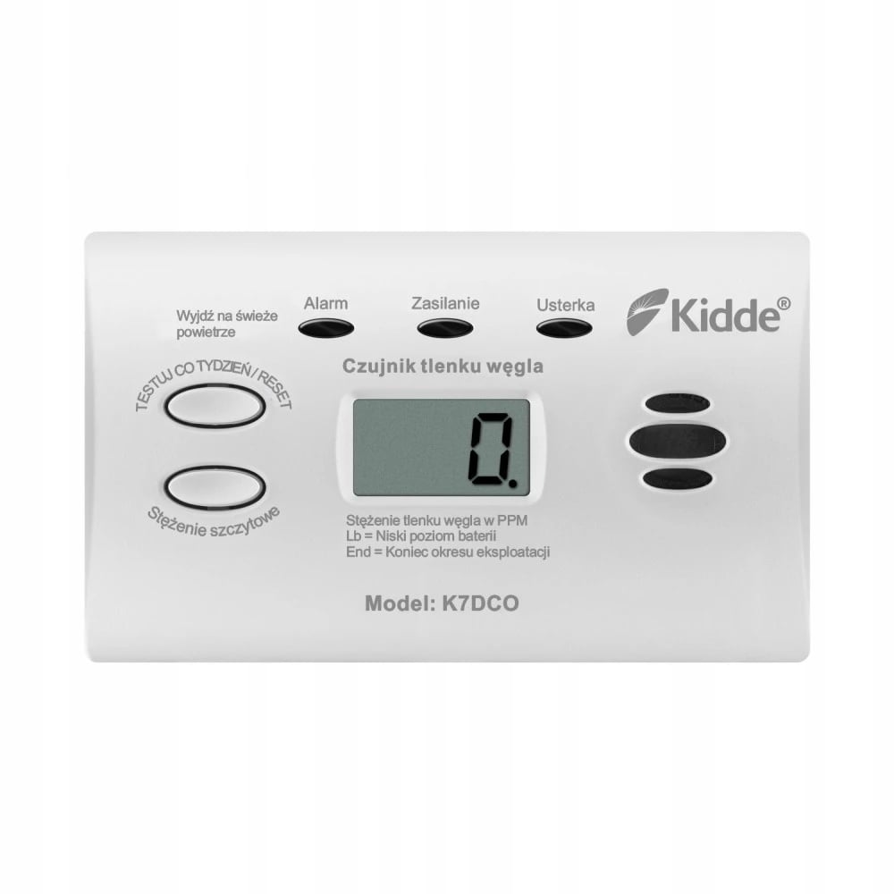 Süsinikmonooksiidi detektor Kidde K7DCO 10 Years Brand Kidde