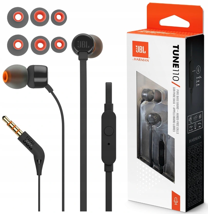 MUST MIKROFONIGA KÕRVAKLAPID JBL UNIVERSAL T110