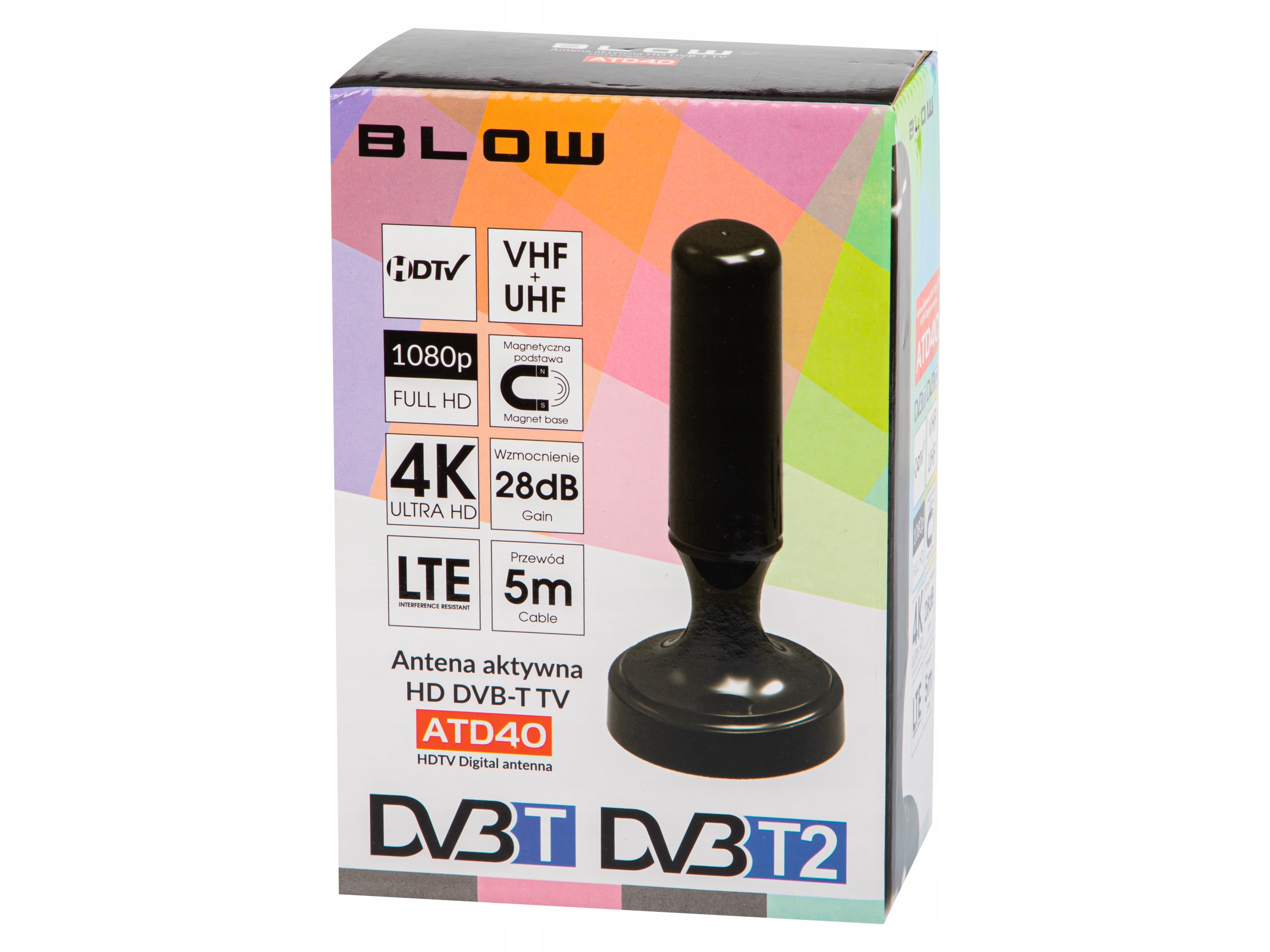 Aktiivsed antennid DVB-T BLOW toateler 4K MUX-8 LTE Tootjakood 21-040#