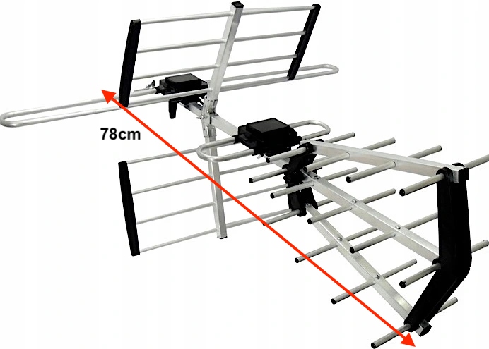 Maapealne TV ANTENNA COMBO DVB-T2 LTE 4K HD filter Tootjakood LB-900