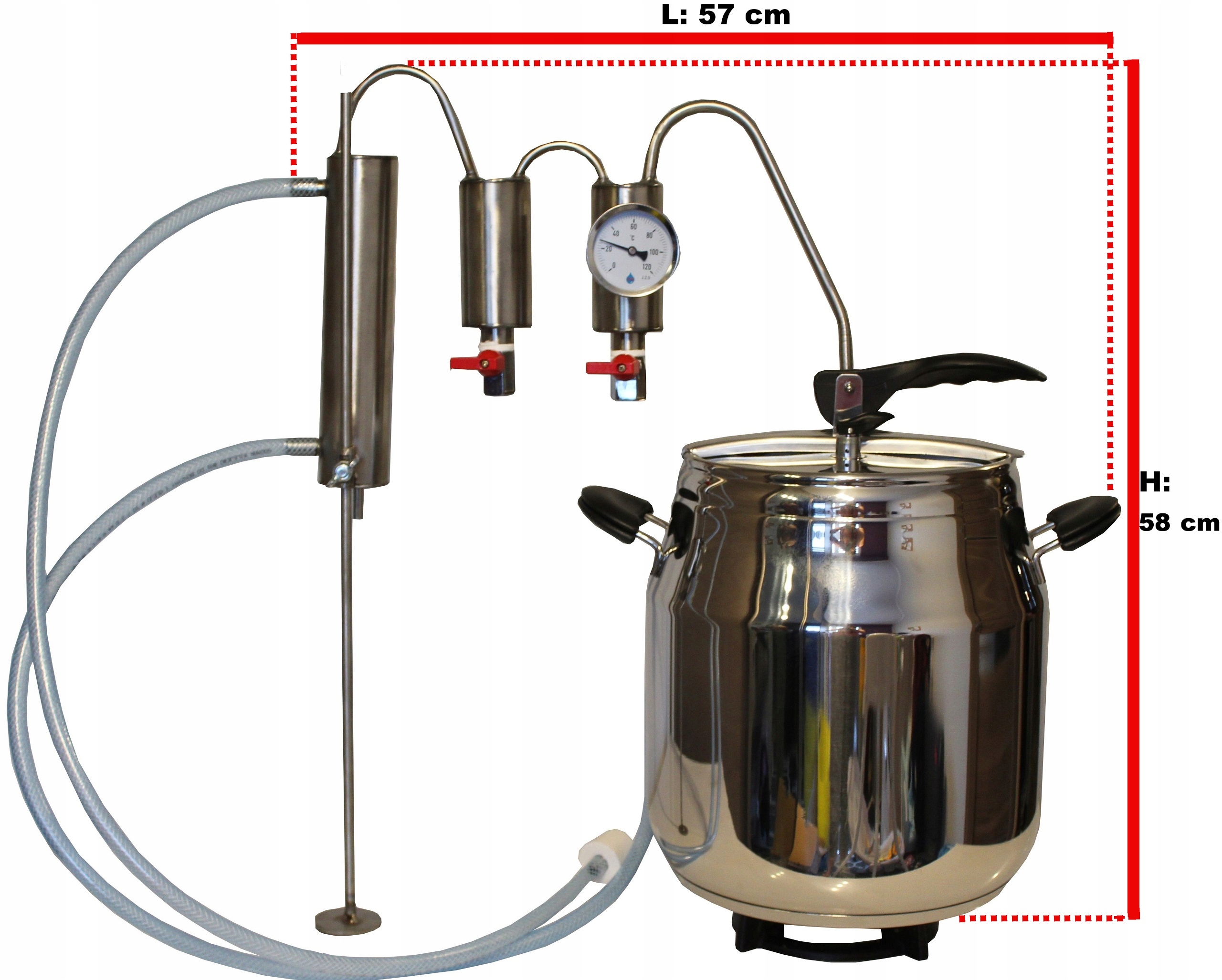 DESTILLAATOR 15 L 2-IN 1 SURVEKETT Kaubamärk Eurodestylatory