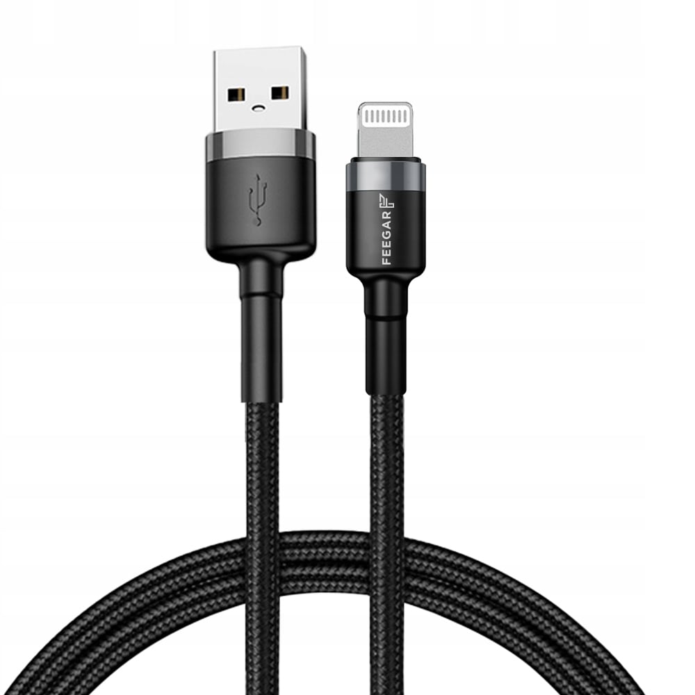 Feegar USB Lightning Cable iPhone nailonkaablile Tootjakood 5904610880159