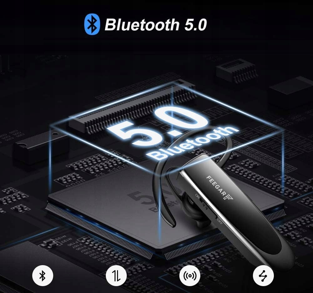 Наушники Feegar BF300 Pro Bluetooth BT 5.0 HD 24h Материал пластик