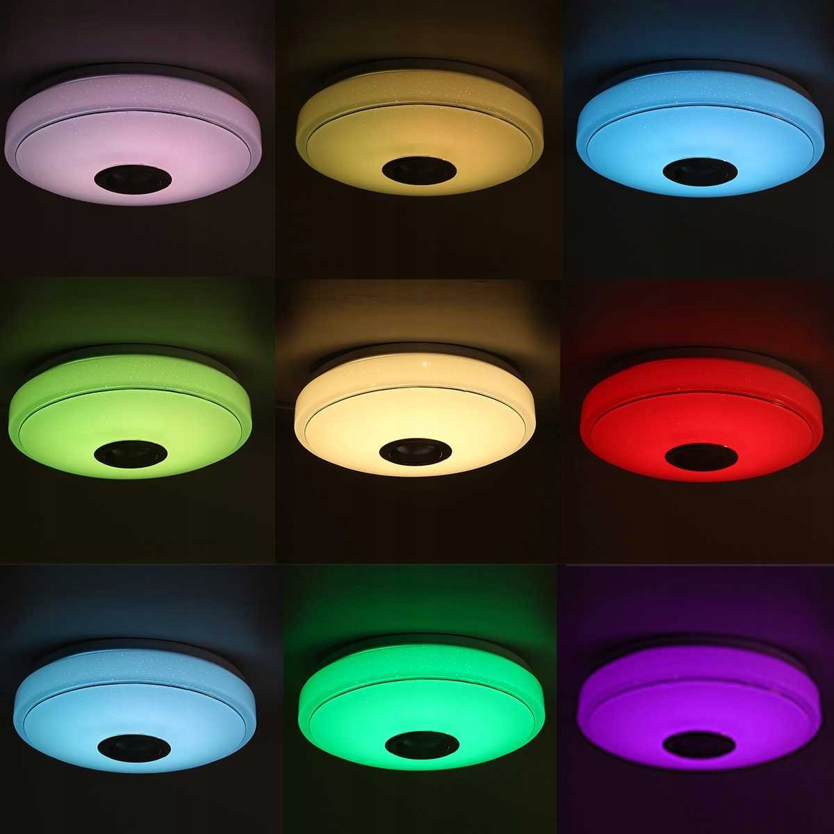 RGB LED laelamp Bluetooth SPEAKER 40w + KAUGJUHT Valguspunktide arv 1