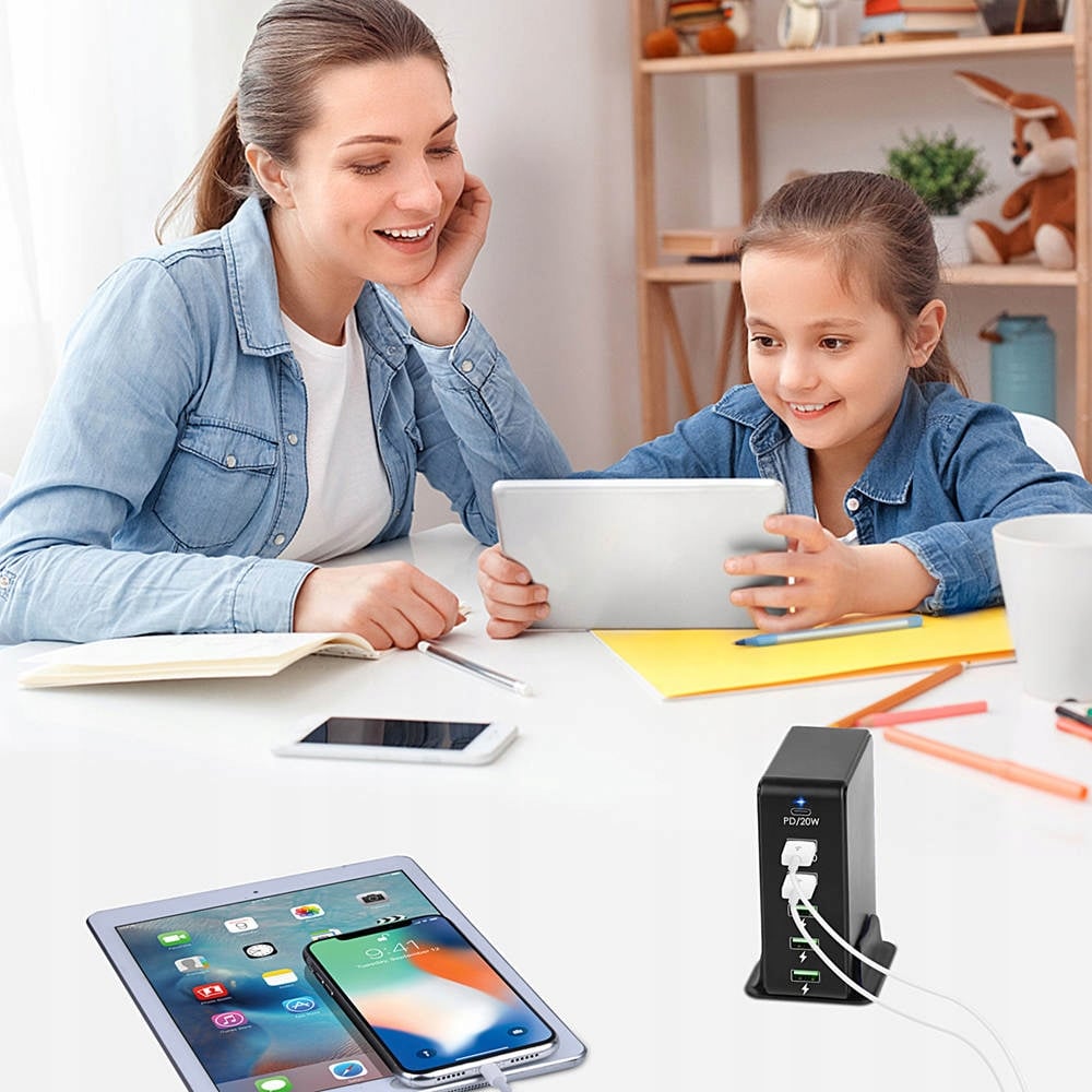 Seinalaadija Feegar Tower 86W 6x USB Type C Brand Inna