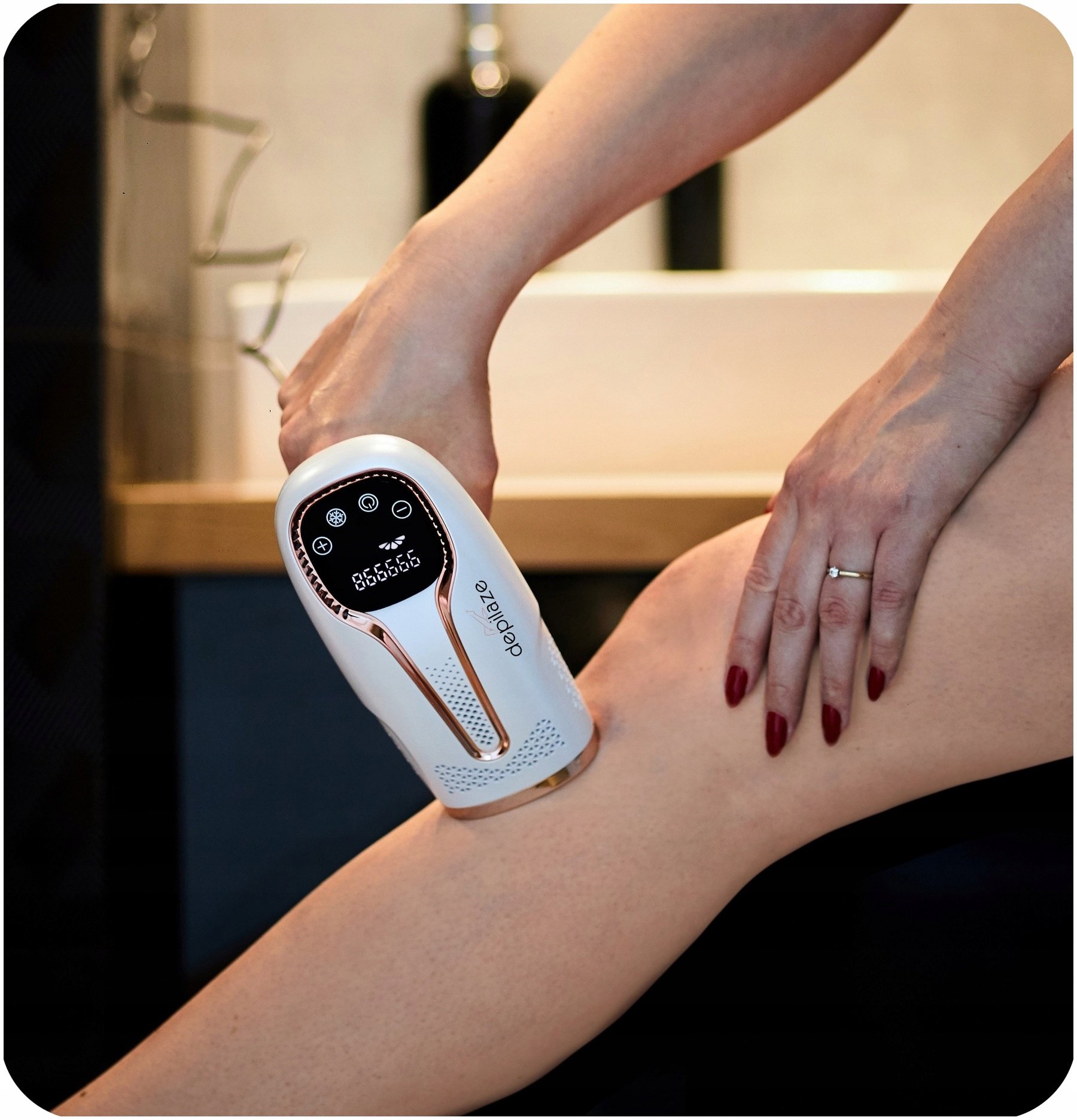 LASER Epilator IPL Body Depilaze BIKINI Dominantvärv valge