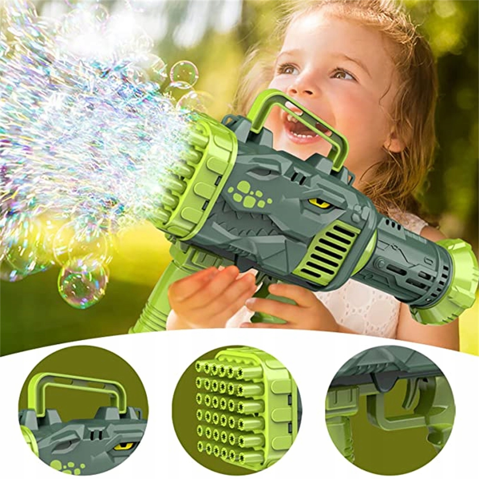 Püstol Bazooka XXL Bubble Machine Püstoli tüüp