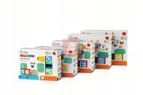 BABY EINSTEIN KLOCKI LEPSZE NIŻ LEGO DUPLO 6 SZTUK Głębokość produktu 7.62 cm