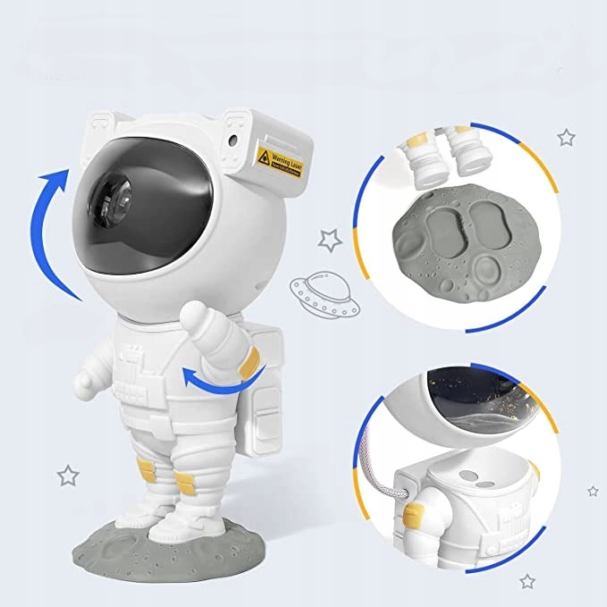 LED Galaxy Projector Astronaut XO Originaalpakendi seisukord