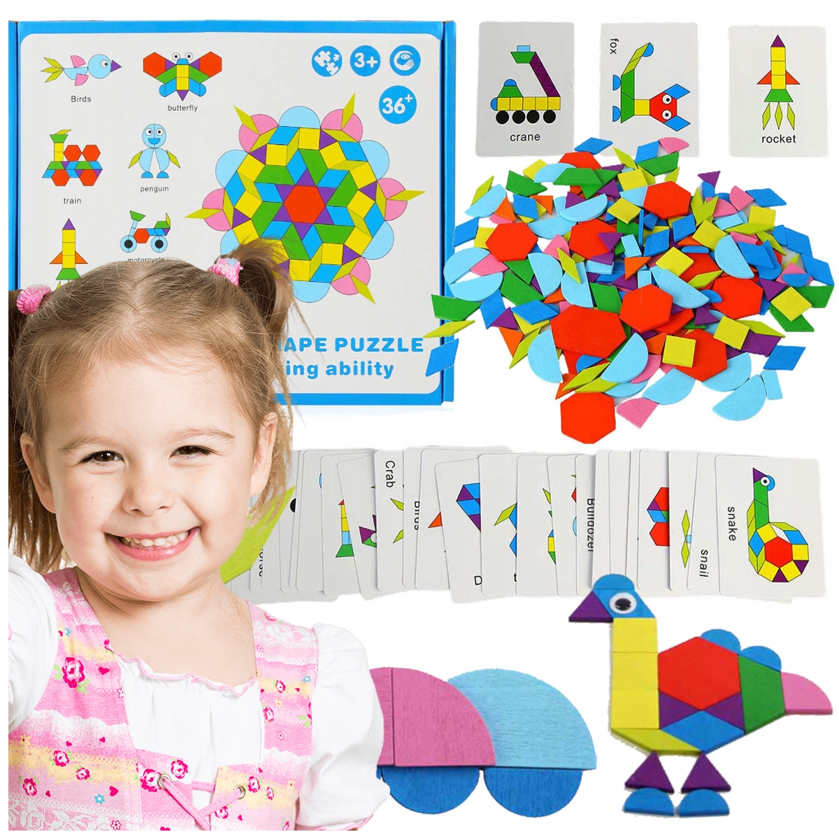 HARIDUSLIK MONTESSORI MOSAIKPILDID EAN (GTIN) 5904224495527