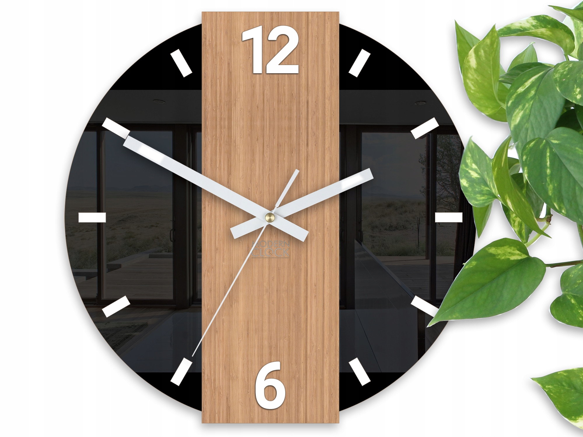 BAMBO PRIMO 3D MODERN seinakell 30cm ModernClock sari