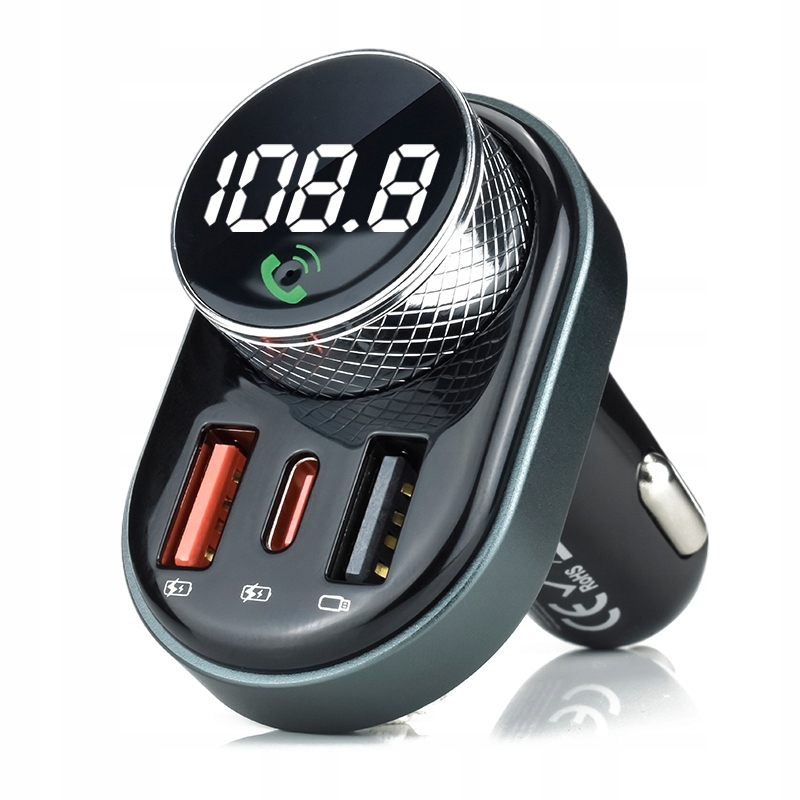 BLUETOOTH FM-SAATJA AUTO-USB-LAADIJA Tootjakood CCMT000001