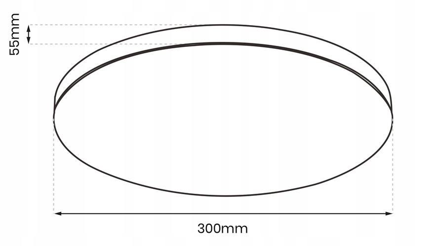 ÜMARNE MODERNNE MUST LAE VUNDUS ELUTOALE 30 CM Tootjakood ML9088