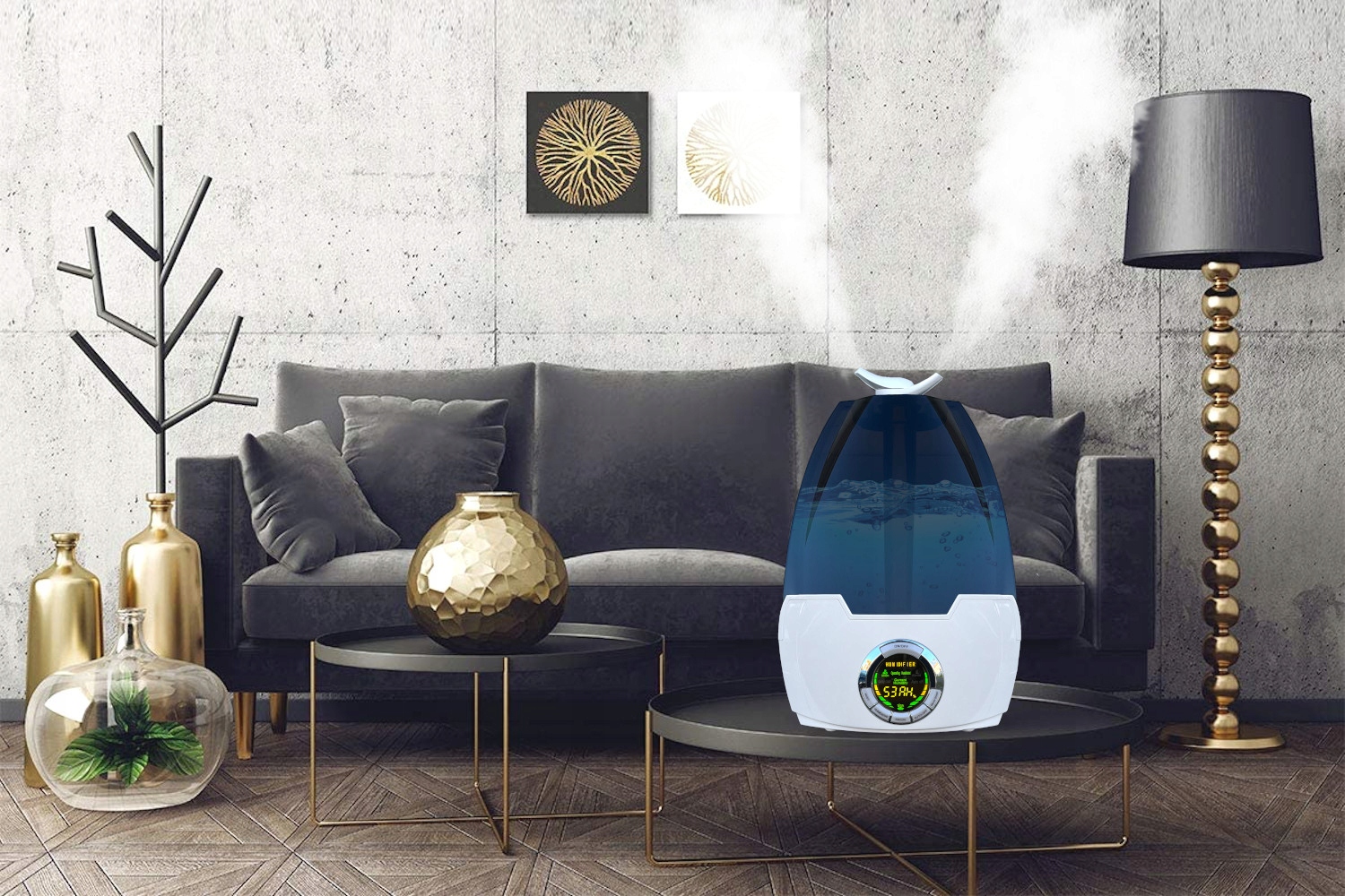 AIR HUMIDIFIER AUTOMATIC PURIFIER aroom Dominantvärv: valge