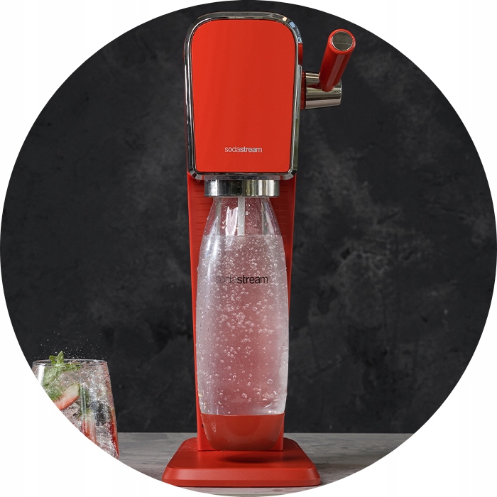 Saturator Soda Stream Art punane 1 pudel Domineeriv värv on punane