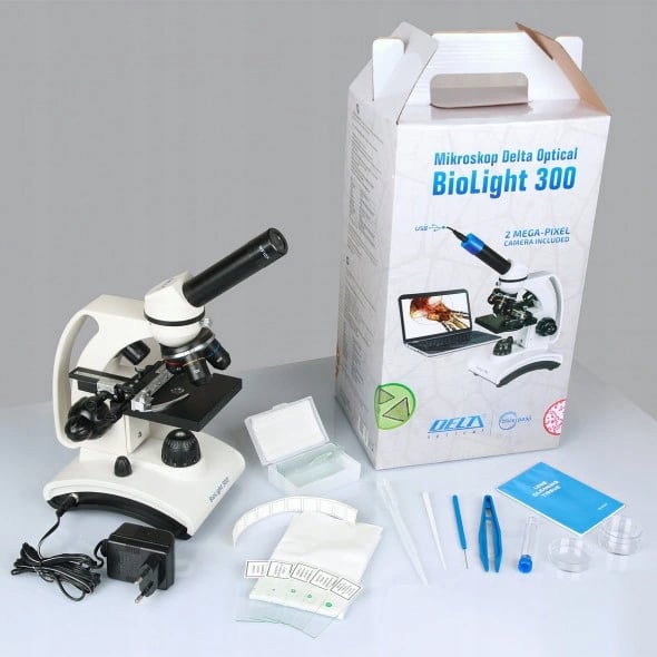 Delta Optical BioLight 300 mikroskoop + komplekt + Prepa EAN (GTIN) 5901691633308