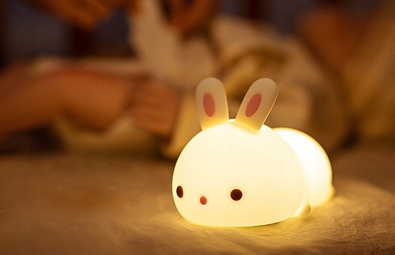 Laste öölamp Sweet Rabbit - RGB LED lamp, TIMER, KAUGKAUGI AKUD EAN (GTIN) 5904413391869