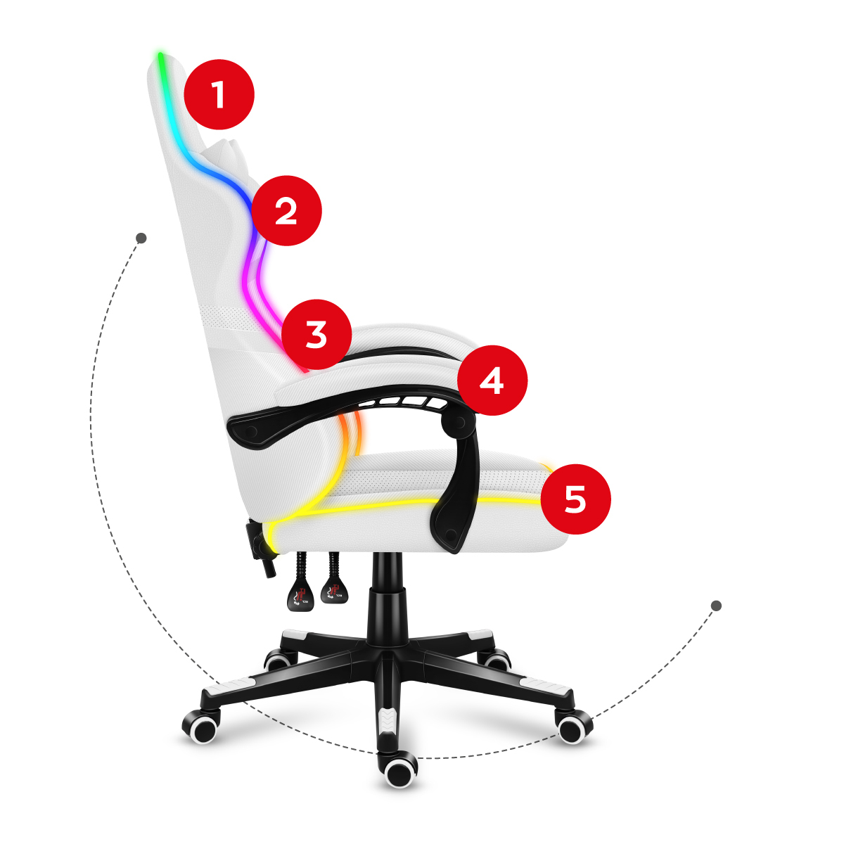 Ergonomiczny fotel gamingowy Force 4.4