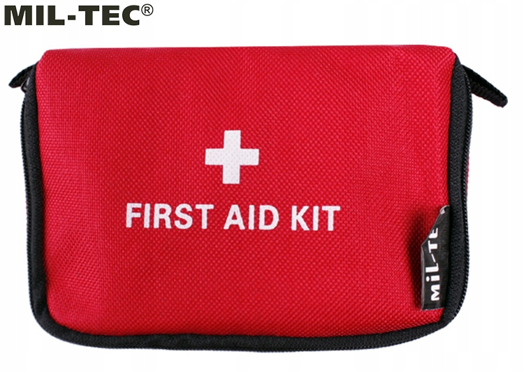 Apteczka Pierwszej Pomocy Turystyczna MIL-TEC First Aid Kit MAŁA Czerwona EAN (GTIN) 4046872188039